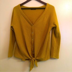 Kim & Cami Mustard Top Size S